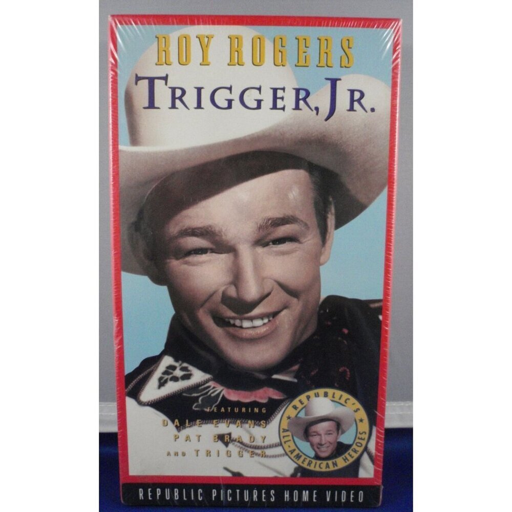 Roy Rogers in TRIGGER JR, 1991 VHS release 1950 Classic, Factory Sealed